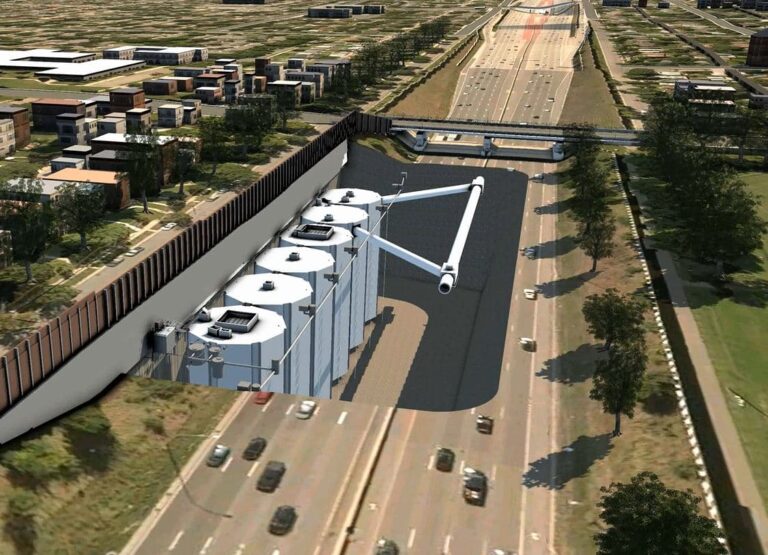 I-35 W Stormwater Storage Chamber Model Image, Courtesy Barr Engineering