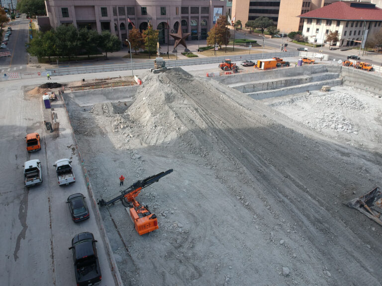 Capitol Complex Phase I excavation, Austin TX