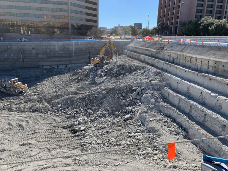 Capitol Complex Phase I excavation, Austin TX