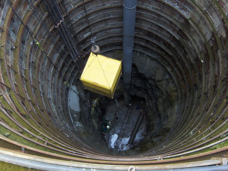 Bi-County Water Tunnel Shaft view of mancage