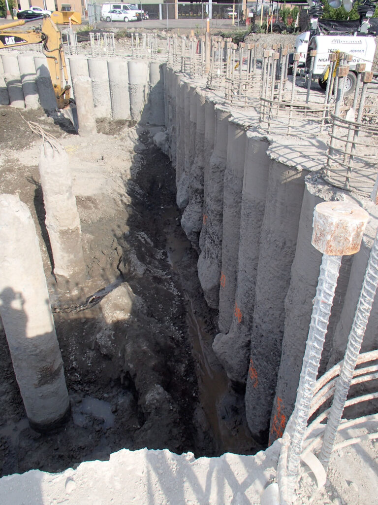 Secant Piles,Binghamton-Johnson City, WWTP Restoration