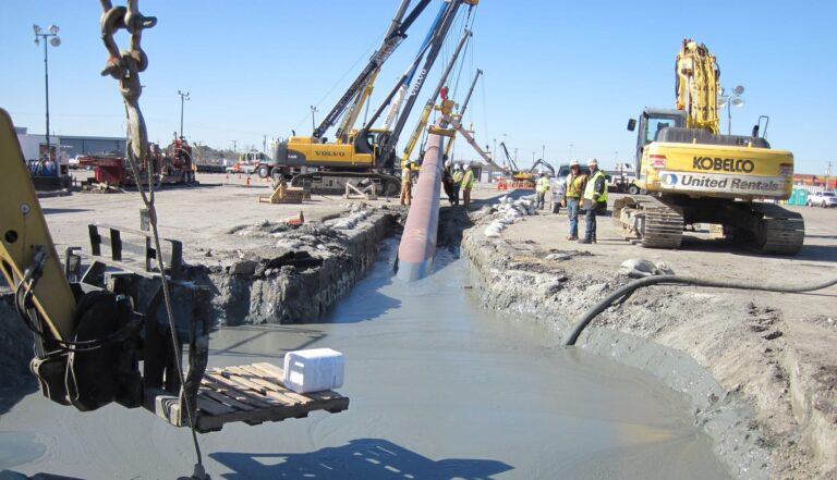 HDD installation of new water main