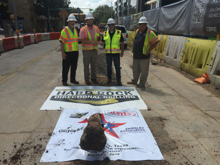 On Target-HDD Hole Through Reclaimed Water System Austin, TX