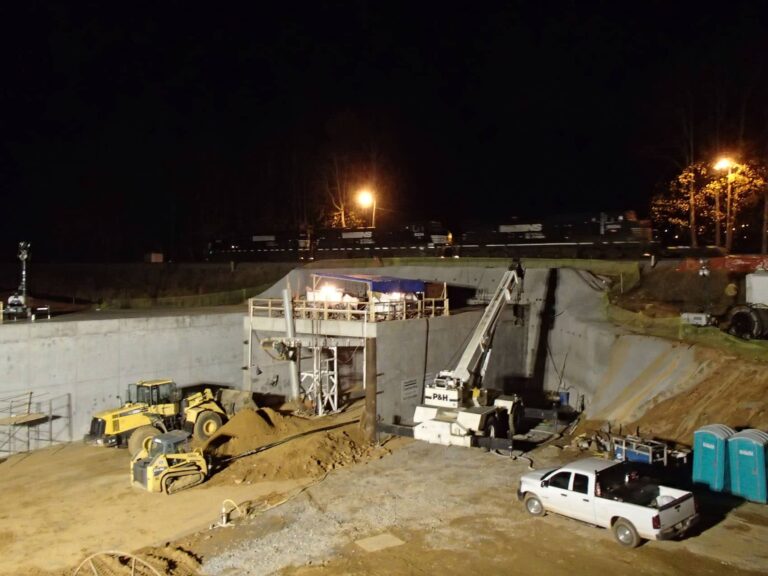 Pulling the first box tunnel