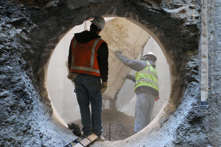 Tunnel construction-South Platte Interceptor Tunnel