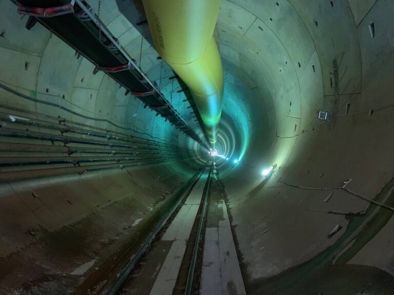 Northeast Boundary Tunnel lined section