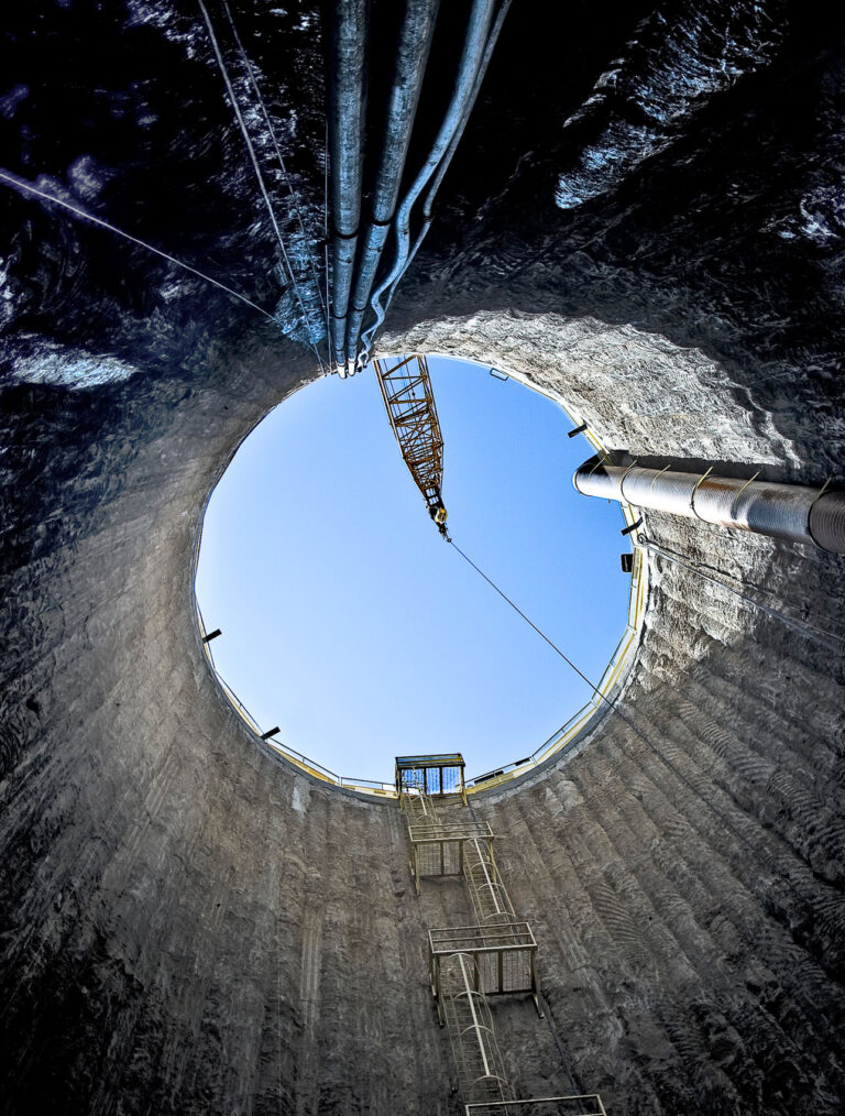 Secant Pile Supported Vargas Shaft, New Irvington Tunnel