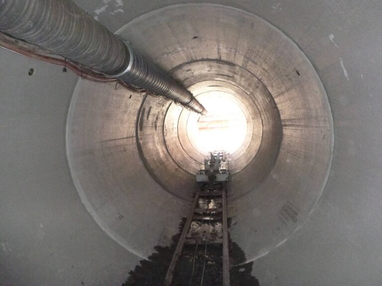 Dakota Ave Tunnel, inside view of RCP, Denver, CO