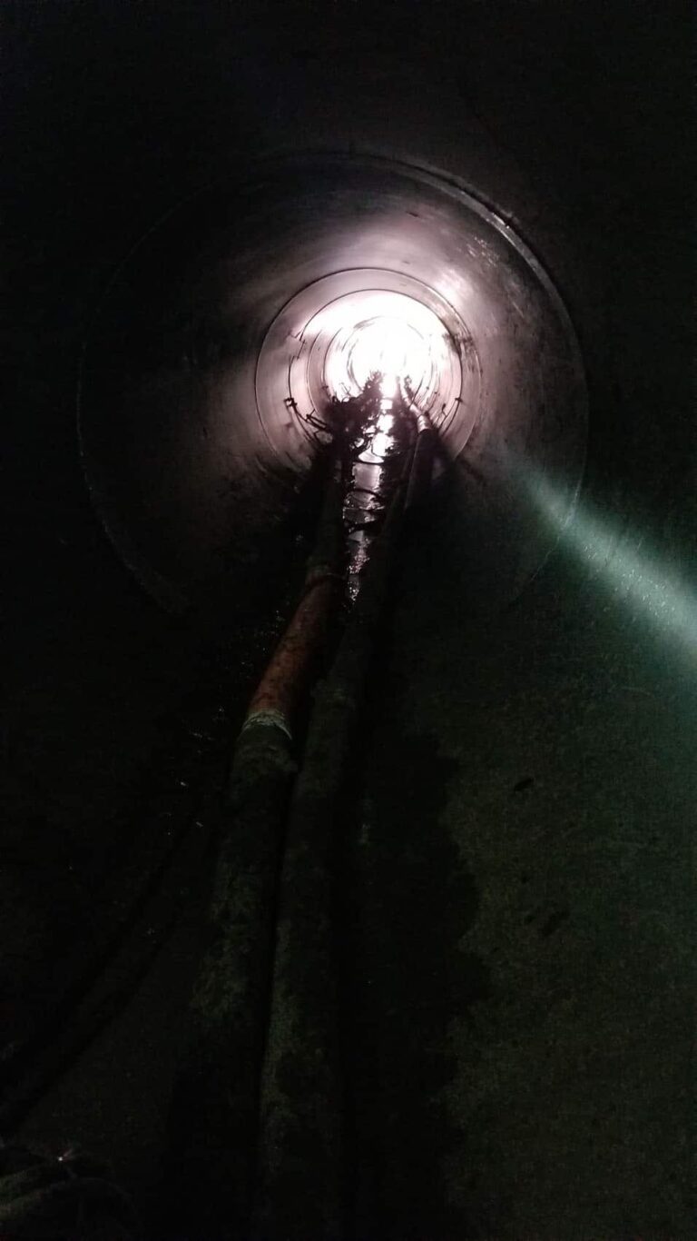 View inside of tunnel