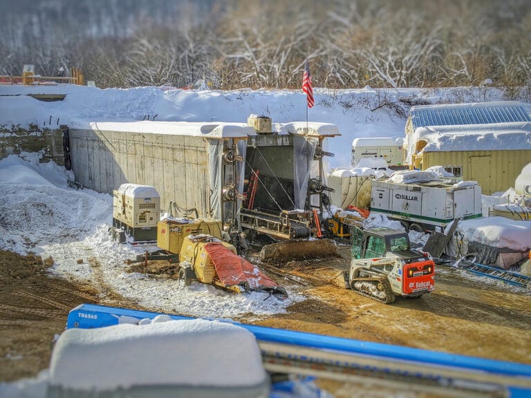 Box Tunnel being pulled under active rail lines-Rotterdam Junction, NY- Designed by Brierley Associates