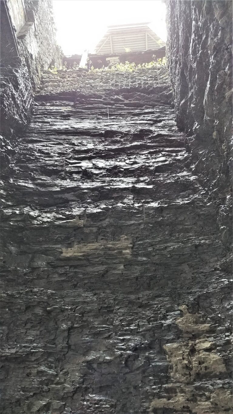 Turbine Shaft Looking up Gorsline Bldg Rochester