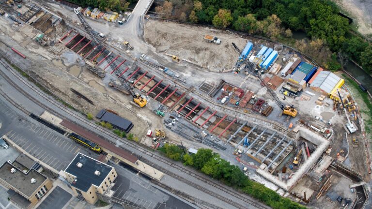 Aerial View During Construction-Photo by American Aerial Services