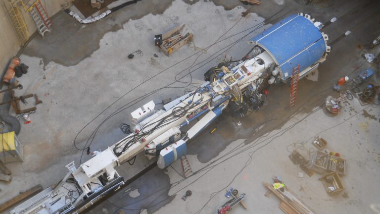 TBM Assembly in shaft