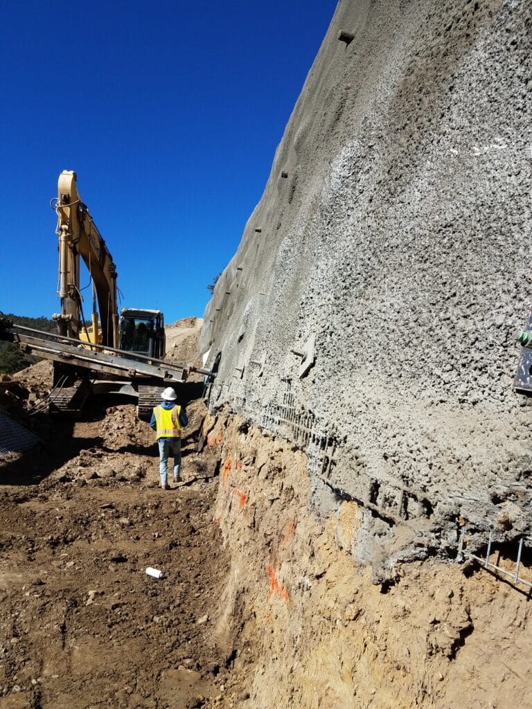 Soil Nail Wall Trinidad Slope Stabilization