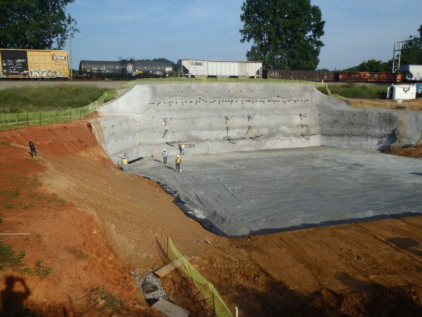  Soil Nail Wall on Launch Side